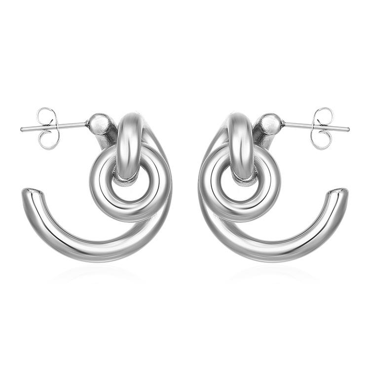 Европейская и американская мода ретро трендовые завязанные серьги из нержавеющей стали, высококачественные женские индивидуальные легкие роскошные стильные позолоченные серьги 18 карат
Европейская и американская мода ретро трендовые завязанные серьги из нержавеющей стали, высококачественные женские индивидуальные легкие роскошные стильные позолоченные серьги 18 карат