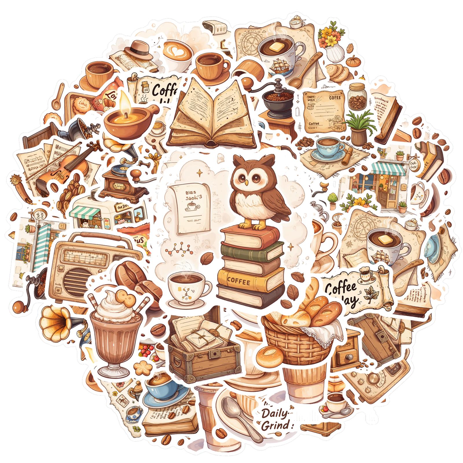 35-50pcs Vintage Coffee Stickers Retro Retro Coffee Scrapbooking Sticker Decals Diy Laptop Cup Decoration Waterproof Graffiti
35-50pcs Vintage Coffee Stickers Retro Retro Coffee Scrapbooking Sticker Decals Diy Laptop Cup Decoration Waterproof Graffiti