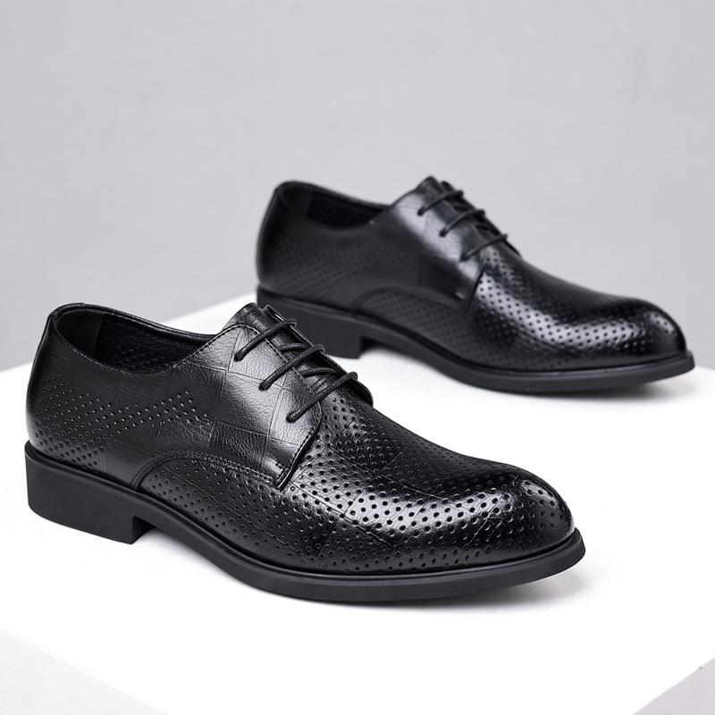 Leather shoes Men s summer height-increasing shoes Men s hollow dress Leather shoes Commuter shoes 37
Leather shoes Men s summer height-increasing shoes Men s hollow dress Leather shoes Commuter shoes 37