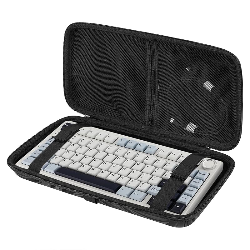 TOCCOOL keyboard travel case 75% for keyboard For 84 keys computer mechanical keyboard carrying bag EPOMAKER x Aula F75/ TH80 Pro, AULA F75 Pro,
TOCCOOL keyboard travel case 75% for keyboard For 84 keys computer mechanical keyboard carrying bag EPOMAKER x Aula F75/ TH80 Pro, AULA F75 Pro,
