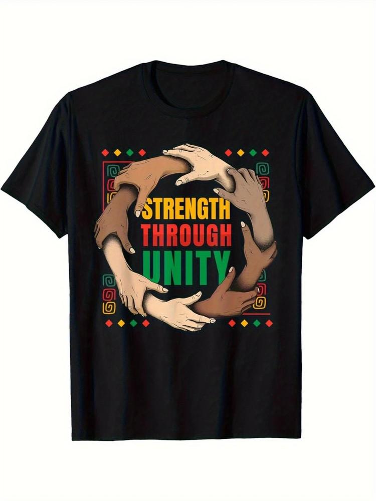 Juneteenth and Black History Month T-Shirt - Strength Through Unity African Amer 2XL
Juneteenth and Black History Month T-Shirt - Strength Through Unity African Amer 2XL