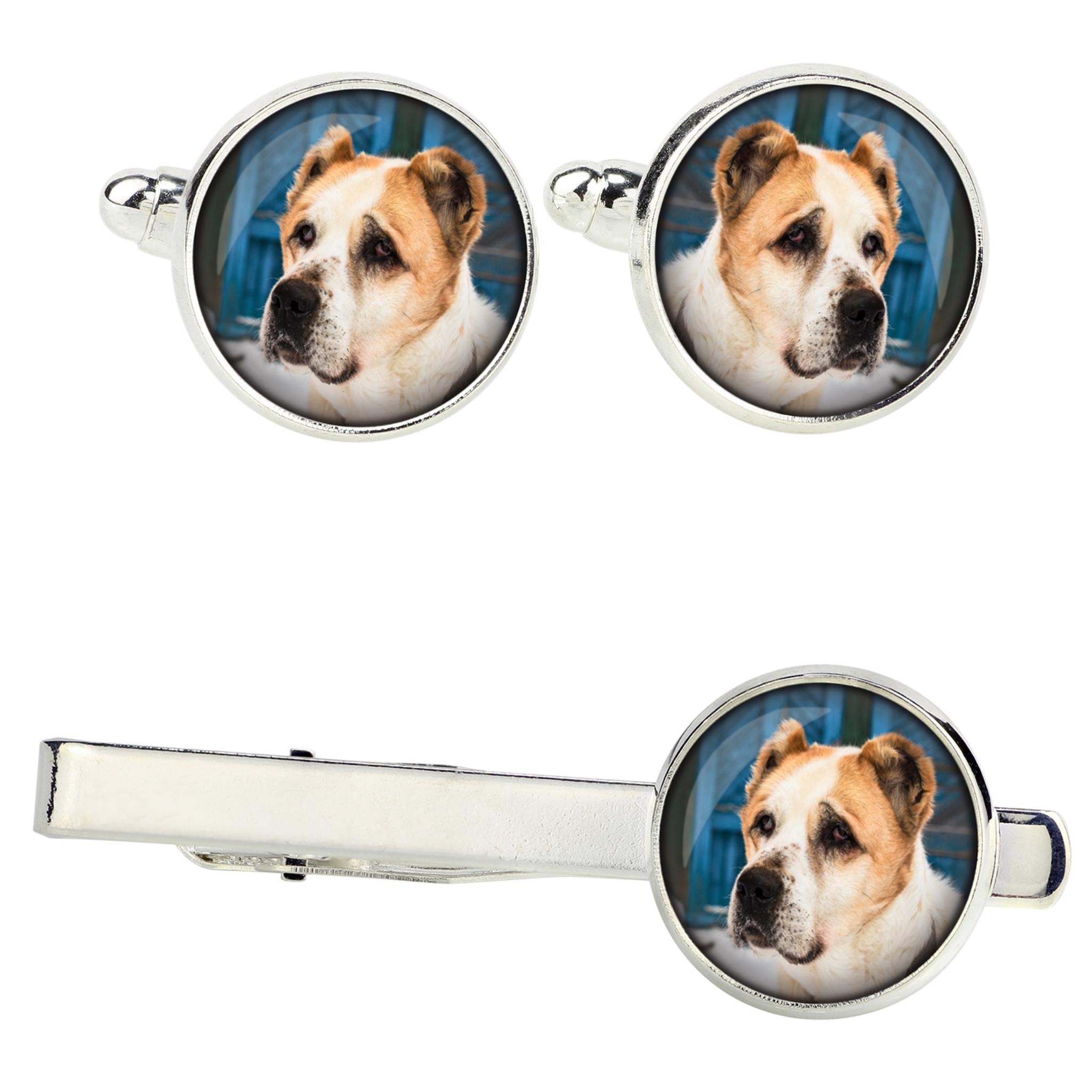 Central Asian Shepherd Dog - cufflinks and tie with your photo, a suit decoration, men s jewelry from the Art-Dog brand. срібний
Central Asian Shepherd Dog - cufflinks and tie with your photo, a suit decoration, men s jewelry from the Art-Dog brand. срібний