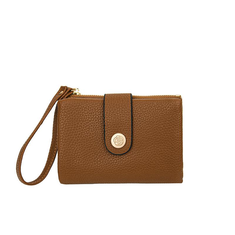 Жіночий гаманець Нове жіноче однотонне візерунок лічі Тонкий короткий гаманець Простий мішок світло-коричневого кольору
Жіночий гаманець Нове жіноче однотонне візерунок лічі Тонкий короткий гаманець Простий мішок світло-коричневого кольору