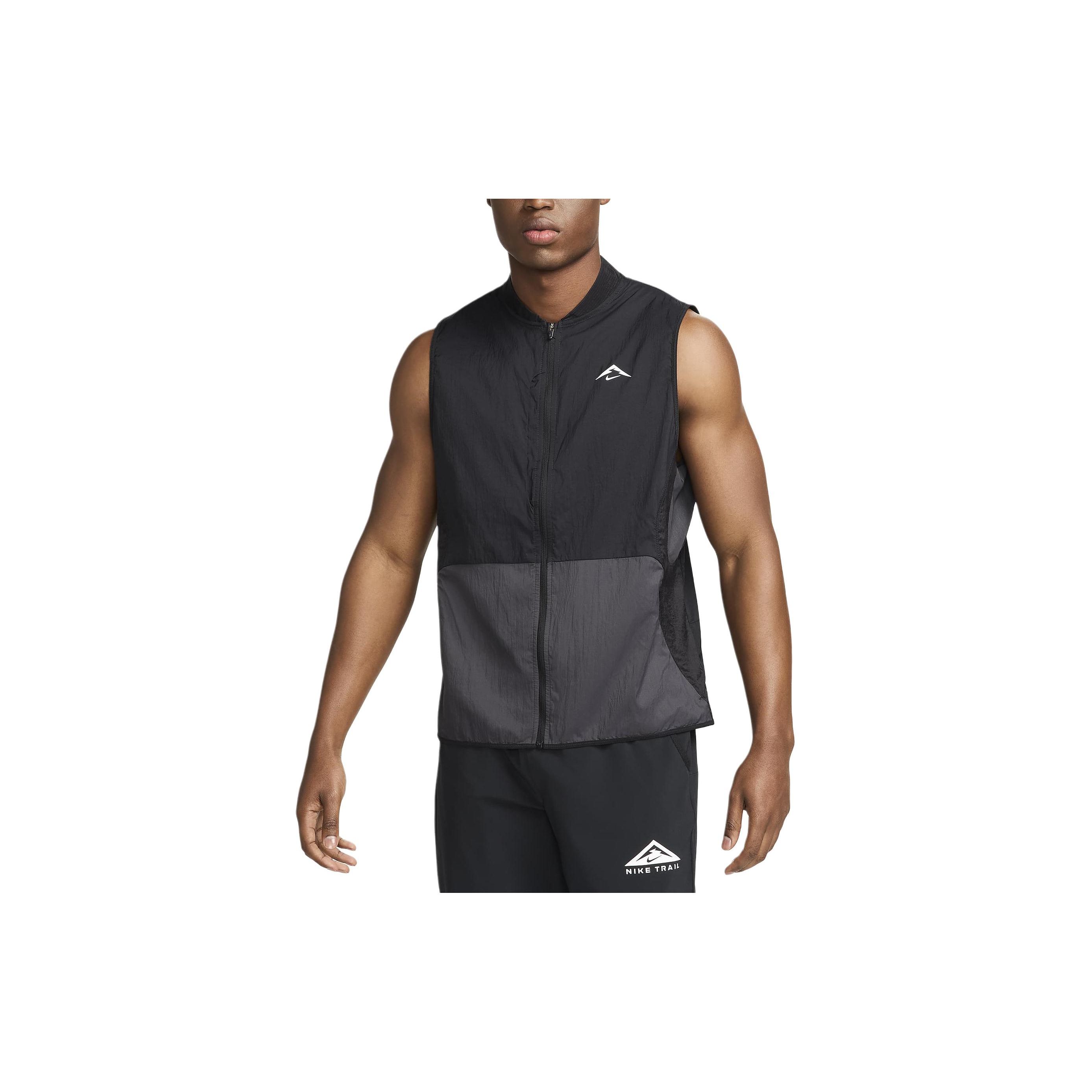 Nike Trail Aireez Color Block Zip Design Sleeveless Vest Men Vests Black FN4004-010 S
Nike Trail Aireez Color Block Zip Design Sleeveless Vest Men Vests Black FN4004-010 S
