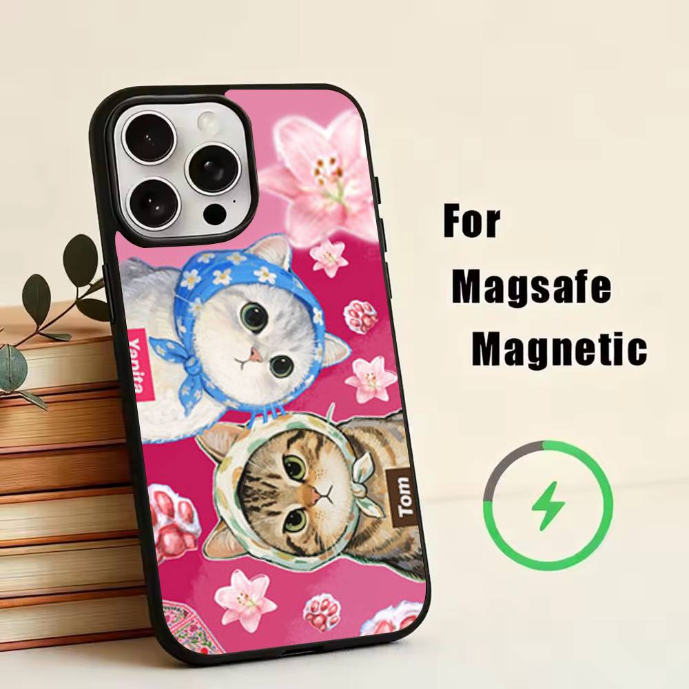 Soft Silicone Black Cover Cat Phone Case For iPhone17,16,15,14,13,12,11 Plus,Pro Magnetic For Magsafe Wireless Charging iPhone17Promax
Soft Silicone Black Cover Cat Phone Case For iPhone17,16,15,14,13,12,11 Plus,Pro Magnetic For Magsafe Wireless Charging iPhone17Promax