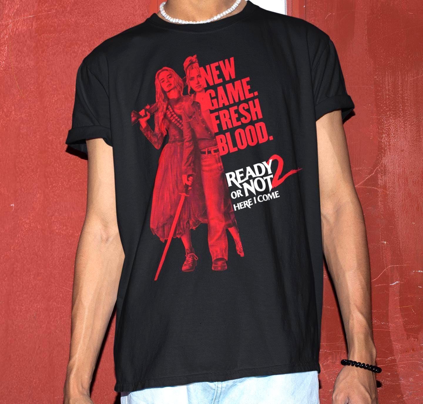 Unisex Ready or Not 2 Movie Shirt Horror Movie Tshirt Summer Men s and Women s Loose and Breathable T-shirt Top S разноцветный
Unisex Ready or Not 2 Movie Shirt Horror Movie Tshirt Summer Men s and Women s Loose and Breathable T-shirt Top S разноцветный