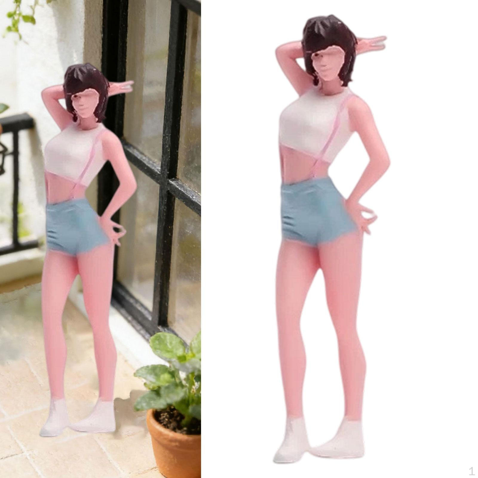 1/64 Female Figure People Layout Role Play Resin Mini Figurine Tiny Model for DIY
1/64 Female Figure People Layout Role Play Resin Mini Figurine Tiny Model for DIY