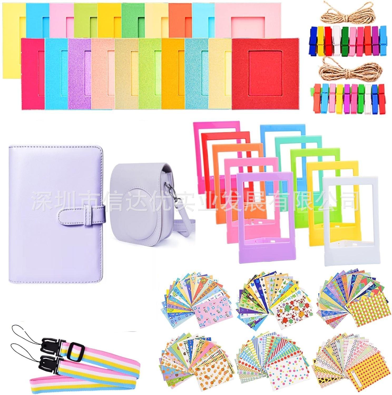Polaroid Rainbow Series: Mini 12 Camera Bag & 108-Sheet Photo Album with Stickers and Photo Frames Set фіолетовий
Polaroid Rainbow Series: Mini 12 Camera Bag & 108-Sheet Photo Album with Stickers and Photo Frames Set фіолетовий