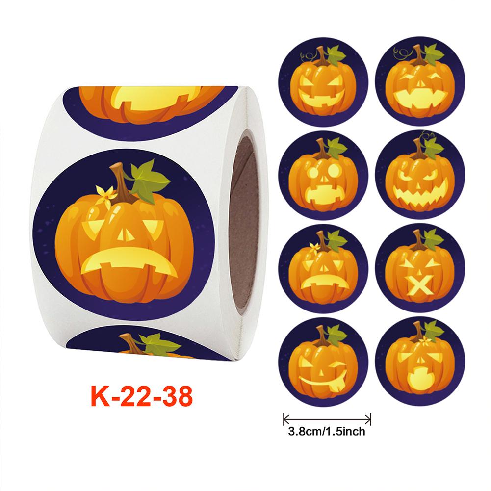 500pcs/roll Self-adhesive Label Sticker Halloween Pumpkin Pattern Candy Wrapping Paper K-22-38 3.8cm / 1.5inch#1
500pcs/roll Self-adhesive Label Sticker Halloween Pumpkin Pattern Candy Wrapping Paper K-22-38 3.8cm / 1.5inch#1