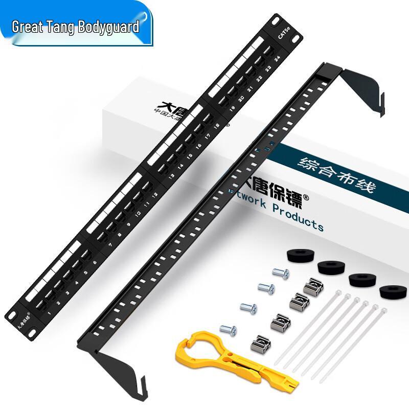 Datang Bodyguard 24-Port Cat5e Unshielded Patch Panel
Datang Bodyguard 24-Port Cat5e Unshielded Patch Panel