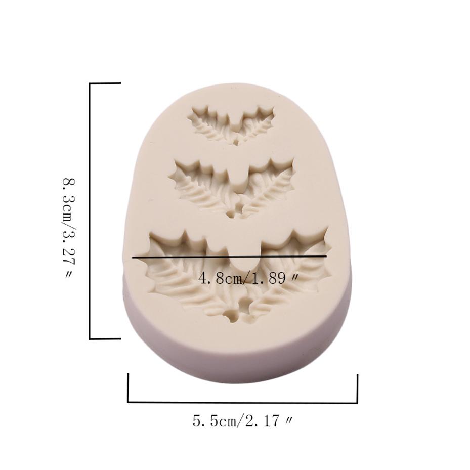 1 Pcs Silicone Resin Molds Christmas Tree Leaves Fondant Mold Cake Decorating Tools Pastry Kitchen Baking Accessories белый
1 Pcs Silicone Resin Molds Christmas Tree Leaves Fondant Mold Cake Decorating Tools Pastry Kitchen Baking Accessories белый