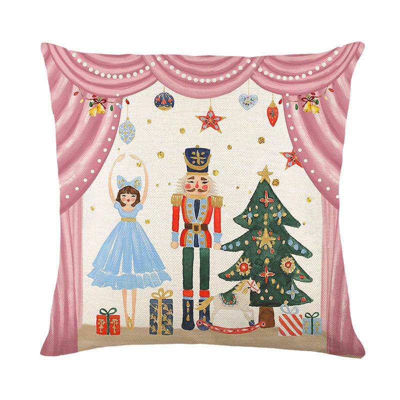 Christmas Pillow Cover Home Pillow Cushion Printed Sofa Decoration New Polyester Cushion Cover 45 * 45Cm (without pillow core)
Christmas Pillow Cover Home Pillow Cushion Printed Sofa Decoration New Polyester Cushion Cover 45 * 45Cm (without pillow core)