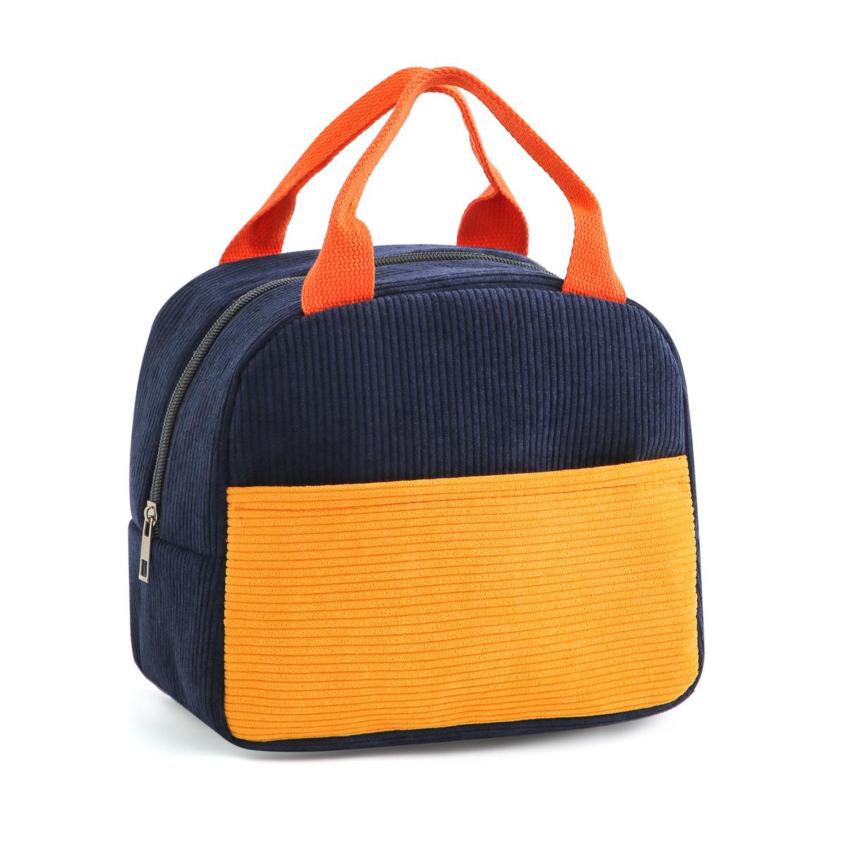 New Corduroy Thickened Waterproof Handheld Lunch Bag Ice Pack Lunch Box Bag Split Color Thermal Bag Fresh Style Lunch Pouch ціан
New Corduroy Thickened Waterproof Handheld Lunch Bag Ice Pack Lunch Box Bag Split Color Thermal Bag Fresh Style Lunch Pouch ціан
