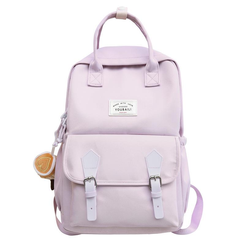 Women Solid Color Backpack Men Computer Bag Junior Senior High School Student Schoolbag фіолетовий
Women Solid Color Backpack Men Computer Bag Junior Senior High School Student Schoolbag фіолетовий