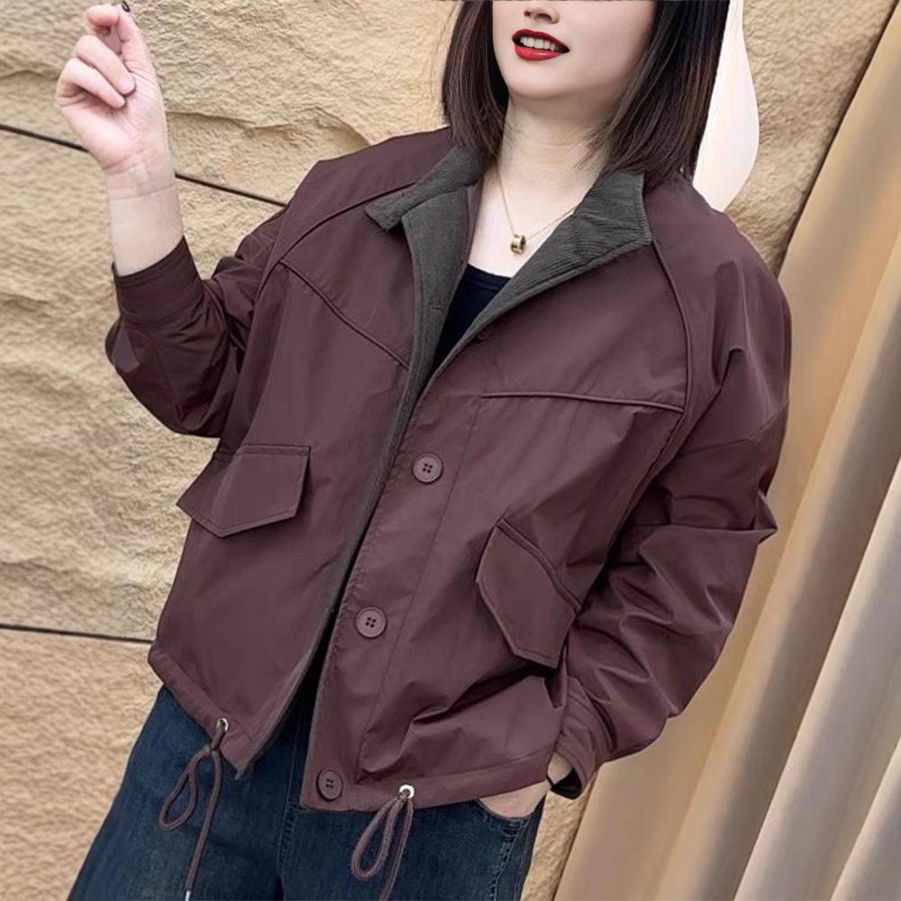 2025 Women s Frosted Jacket: Spring Fashion Loose Casual Solid Color Stand-Up Collar Top. Extra Large
2025 Women s Frosted Jacket: Spring Fashion Loose Casual Solid Color Stand-Up Collar Top. Extra Large
