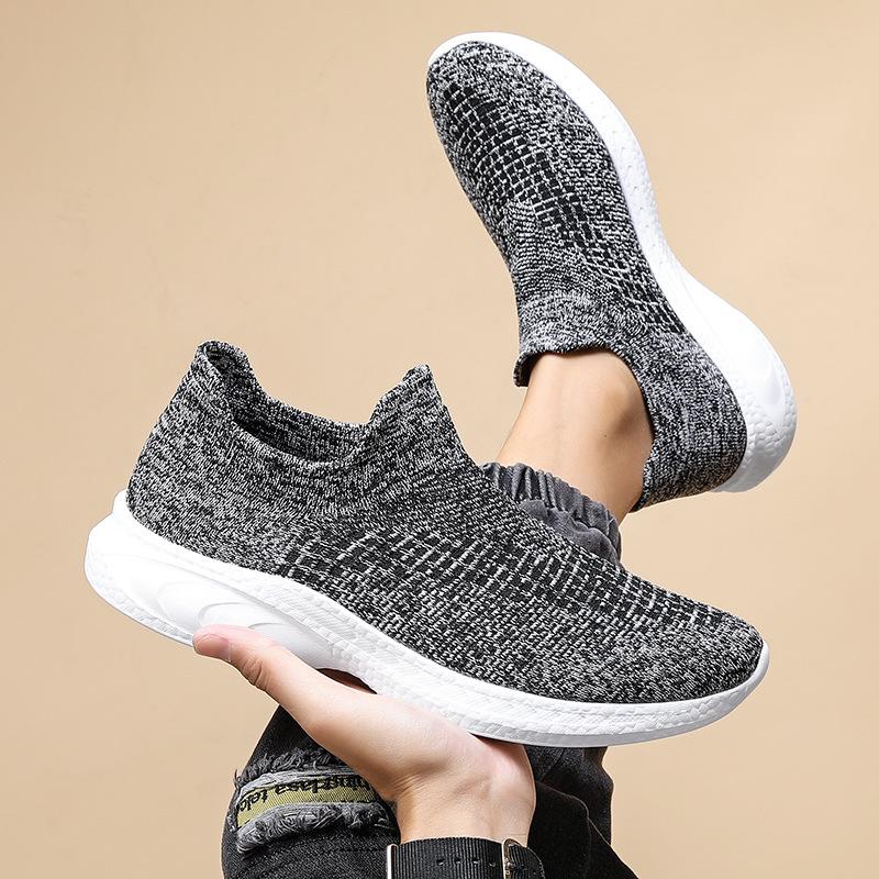Large size fly-woven lightweight men s shoes one-pedal sports shoes casual large size knitted socks shoes soft sole dad black shoes 36
Large size fly-woven lightweight men s shoes one-pedal sports shoes casual large size knitted socks shoes soft sole dad black shoes 36