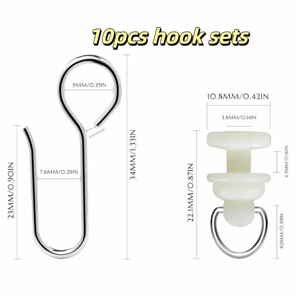 10pcs White Plastic Drapery Roller Carrier Easy Install Window Accessory Window Curtain 10 pairs
10pcs White Plastic Drapery Roller Carrier Easy Install Window Accessory Window Curtain 10 pairs