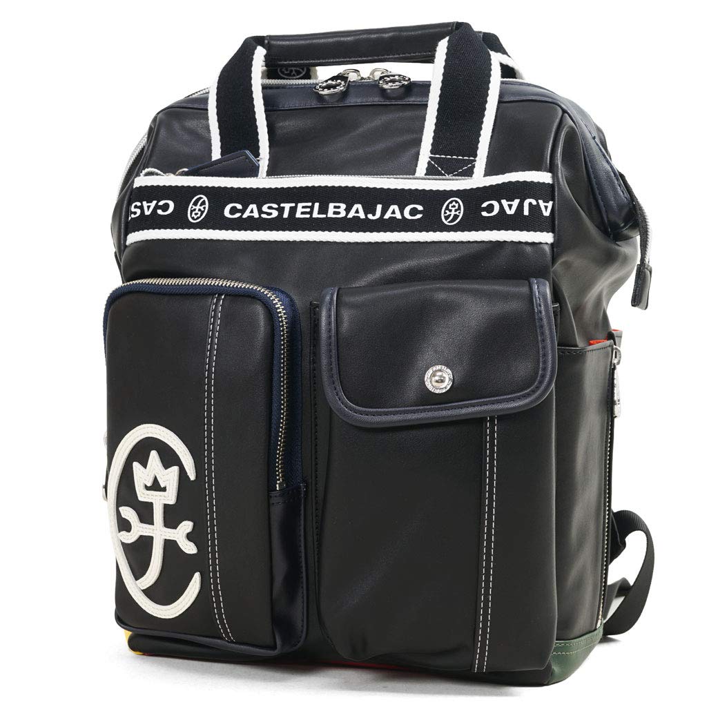 Castelbajac Domine Series Backpack with Clasp Closure, Men s (24711) 01, Black
Castelbajac Domine Series Backpack with Clasp Closure, Men s (24711) 01, Black