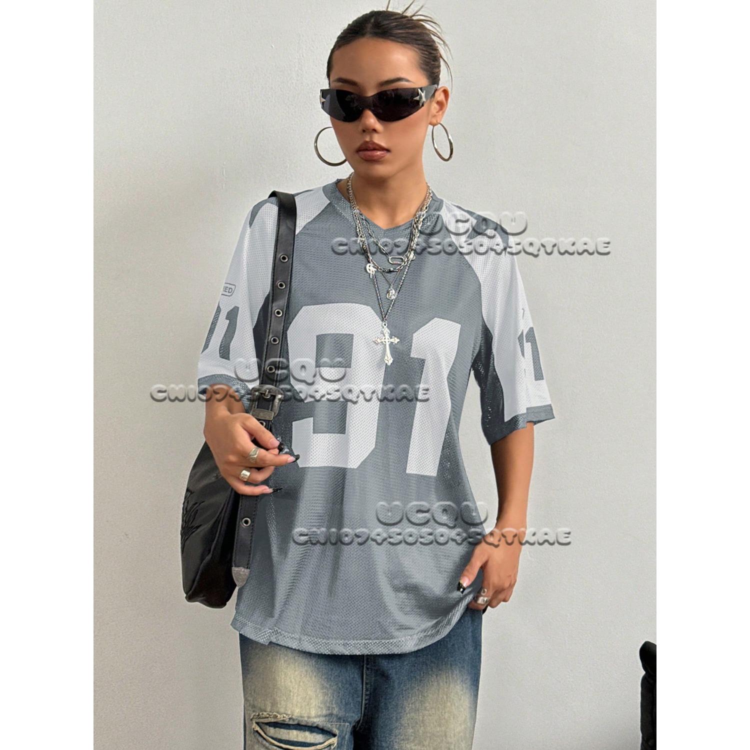 Мужская и женская дышащая футболка свободного кроя с цифровой печатью в стиле колор-блок, футболка с принтом на весну/лето, женский топ, уличный топ M
Мужская и женская дышащая футболка свободного кроя с цифровой печатью в стиле колор-блок, футболка с принтом на весну/лето, женский топ, уличный топ M