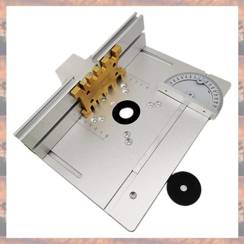 Обновление тренда 2025 Алюминиевая вставная пластина для фрезерного стола с угломером и шипорезным упором и упором для верстаков Фрезер для дерева Триммер серебряный
Обновление тренда 2025 Алюминиевая вставная пластина для фрезерного стола с угломером и шипорезным упором и упором для верстаков Фрезер для дерева Триммер серебряный