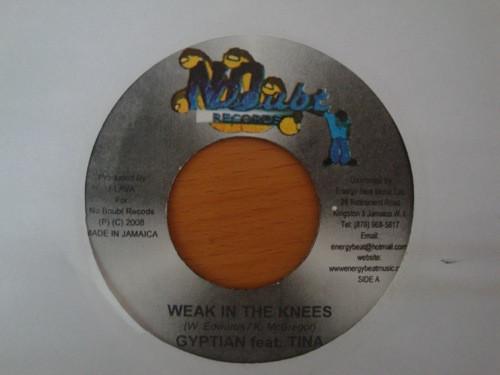 7inch Record GYPTIAN, TINA (77) - Weak in the Knees NONE No Doubt Record 2008 Jamaica Reggae, Ska & Dub Used
7inch Record GYPTIAN, TINA (77) - Weak in the Knees NONE No Doubt Record 2008 Jamaica Reggae, Ska & Dub Used