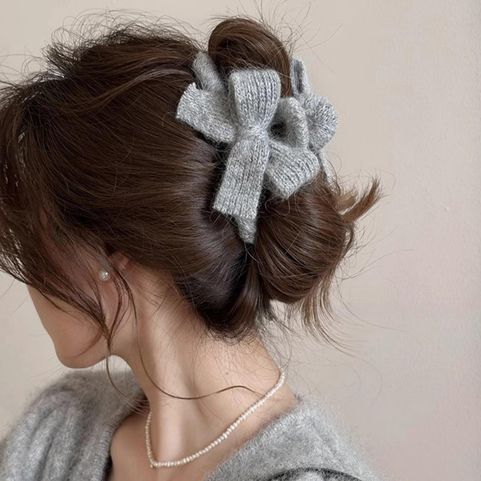 Creative Knitted Butterfly Knot Hair Claw Simple Spring Knitted Shark Hair Clip For Women Girls Daily Ponytail Fixed Hair Clips
Creative Knitted Butterfly Knot Hair Claw Simple Spring Knitted Shark Hair Clip For Women Girls Daily Ponytail Fixed Hair Clips