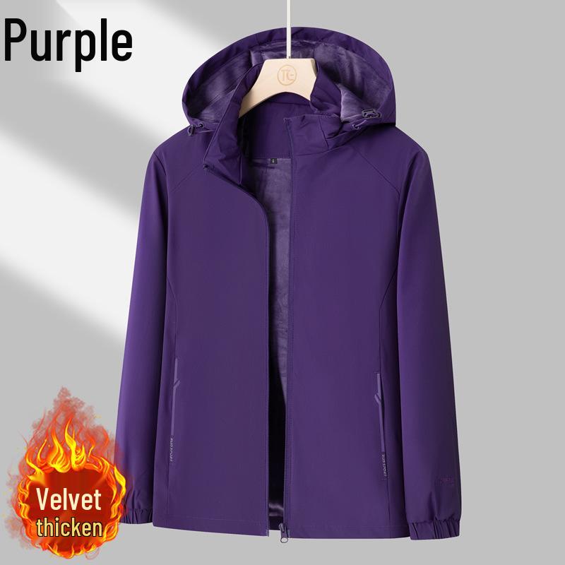 Autumn & Winter Fleece-Lined Sporty Windbreaker with Detachable Hood for Men & Couples Large
Autumn & Winter Fleece-Lined Sporty Windbreaker with Detachable Hood for Men & Couples Large