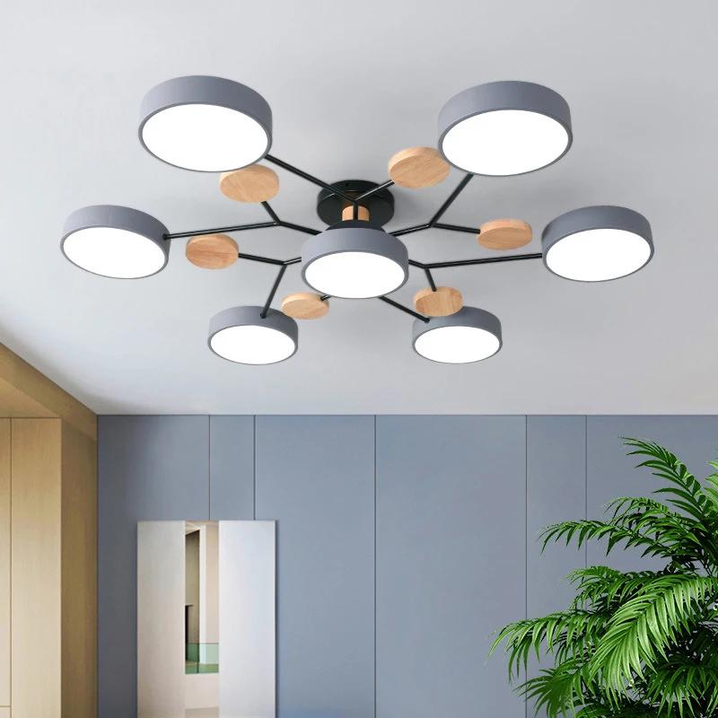 Modern LED Chandelier with 3 Different Colors Suitable for Living Room Bedroom Study Home Decoration Indoor Lighting AC90-260V 3 color Dimmable
Modern LED Chandelier with 3 Different Colors Suitable for Living Room Bedroom Study Home Decoration Indoor Lighting AC90-260V 3 color Dimmable