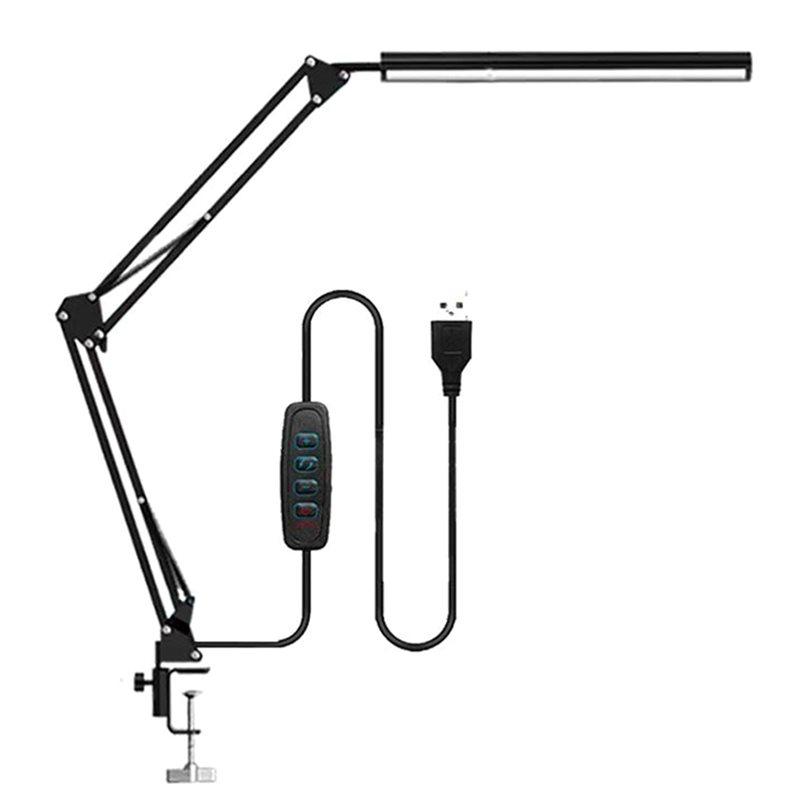 Eye-Caring Adjustable Foldable Double Swing Arm Desk Lamp Dimmable For Dormitory Study Office Architect Task Lighting чорний
Eye-Caring Adjustable Foldable Double Swing Arm Desk Lamp Dimmable For Dormitory Study Office Architect Task Lighting чорний