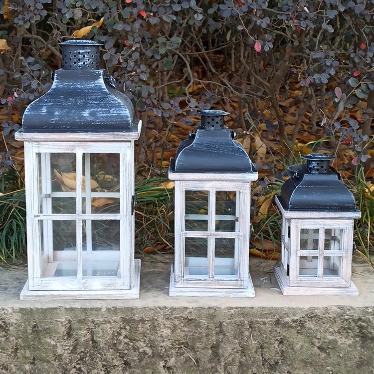 Nordic Wooden & Iron Lantern Candle Holder - Windproof Home Decoration Craft. Medium (28x13x13cm)
Nordic Wooden & Iron Lantern Candle Holder - Windproof Home Decoration Craft. Medium (28x13x13cm)