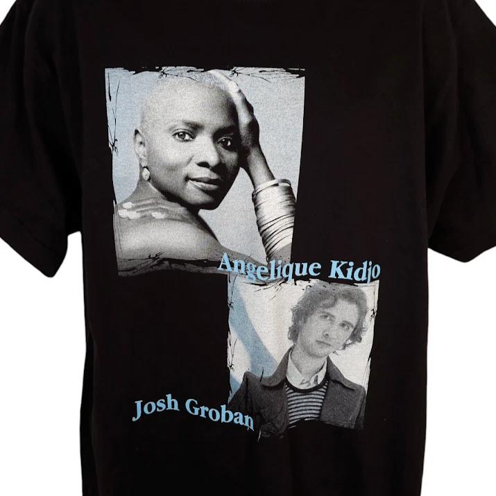 Vintage Angelique Kidjo Josh Groban T Shirt Mens Size Large Black Y2K Tour 2XL
Vintage Angelique Kidjo Josh Groban T Shirt Mens Size Large Black Y2K Tour 2XL
