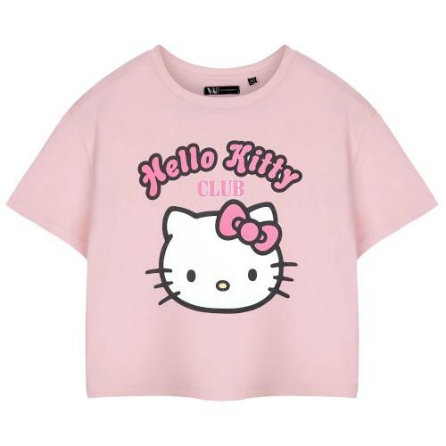Hello Kitty Womens_Ladies Club Short-Sleeved Crop T-Shirt S чёрный
Hello Kitty Womens_Ladies Club Short-Sleeved Crop T-Shirt S чёрный
