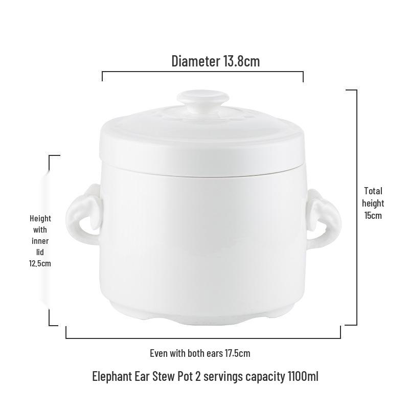 Double-Handled Ceramic Stew Pot with Lid, Bird s Nest & Size Soup Pot, Customizable Logo for Commercial Use
Double-Handled Ceramic Stew Pot with Lid, Bird s Nest & Size Soup Pot, Customizable Logo for Commercial Use