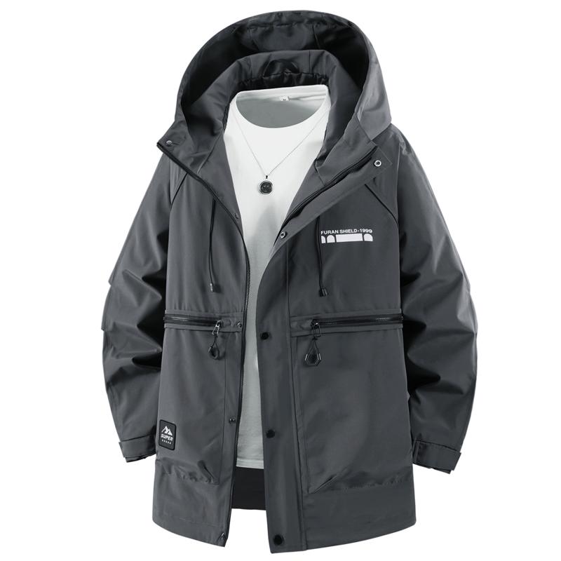 Большой размер 5XL-12XL Осенний водонепроницаемый тренч для мужчин Ветровка Повседневный с длинным рукавом Оверсайз Мужские черные куртки с капюшоном 12XL серый
Большой размер 5XL-12XL Осенний водонепроницаемый тренч для мужчин Ветровка Повседневный с длинным рукавом Оверсайз Мужские черные куртки с капюшоном 12XL серый