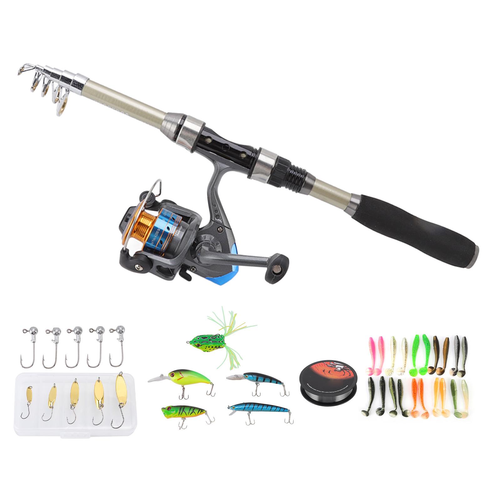 Fishing Pole Kit Carbon Telescopic Portable Durable Lure Rod Set with Fishing Reels Fish Bait for Beginner Professional
Fishing Pole Kit Carbon Telescopic Portable Durable Lure Rod Set with Fishing Reels Fish Bait for Beginner Professional