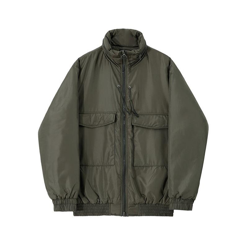 Workwear Style Stand Collar Cotton Coat for Men, New Winter Korean Version Trendy Thickened Warm Coat, Jacket and Cotton Coat M
Workwear Style Stand Collar Cotton Coat for Men, New Winter Korean Version Trendy Thickened Warm Coat, Jacket and Cotton Coat M