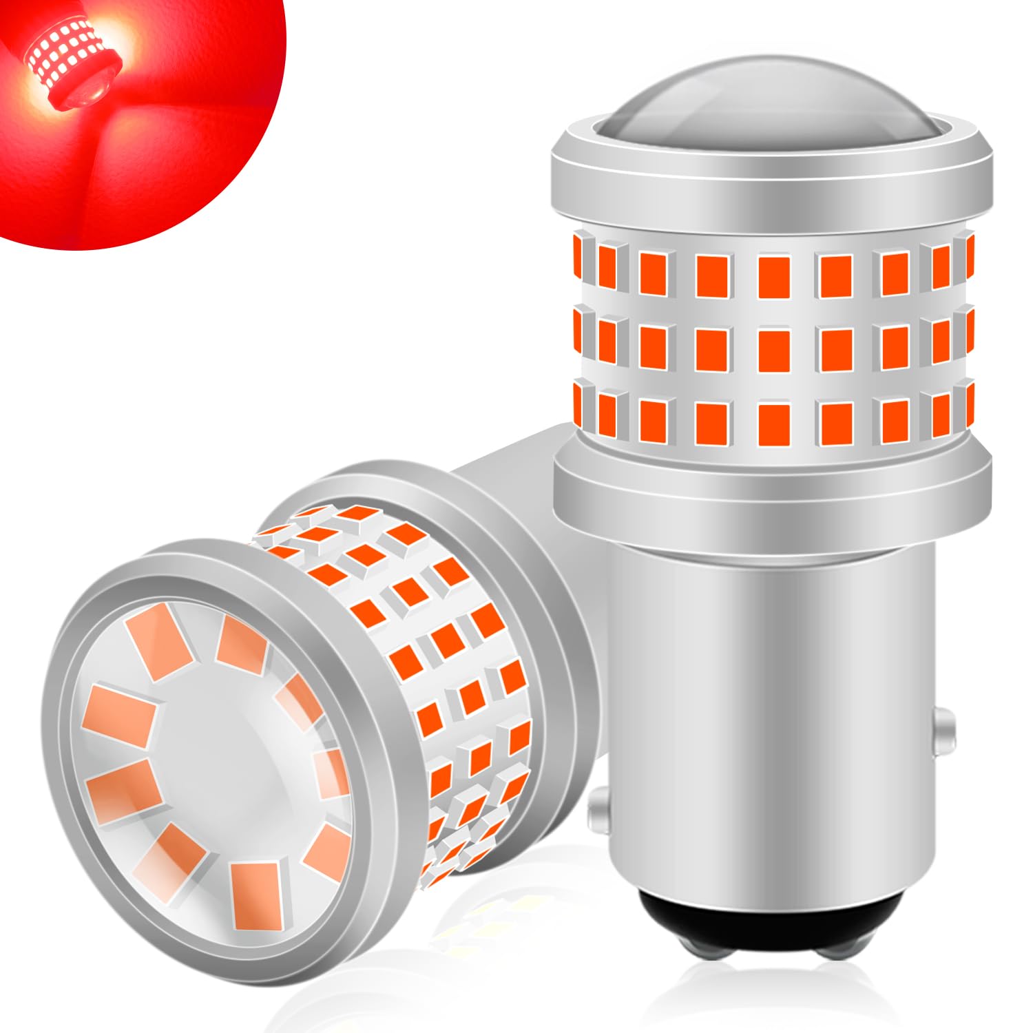 Fenikso S25 Светодиодная Двухцветная Красная Лампа Стоп-сигнала Задняя Лампа с 180° Штифтами в шахматном порядке 1157 BAY15D 69 Рядов DC12V 2шт S25 Double Ball BAY15D красный
Fenikso S25 Светодиодная Двухцветная Красная Лампа Стоп-сигнала Задняя Лампа с 180° Штифтами в шахматном порядке 1157 BAY15D 69 Рядов DC12V 2шт S25 Double Ball BAY15D красный