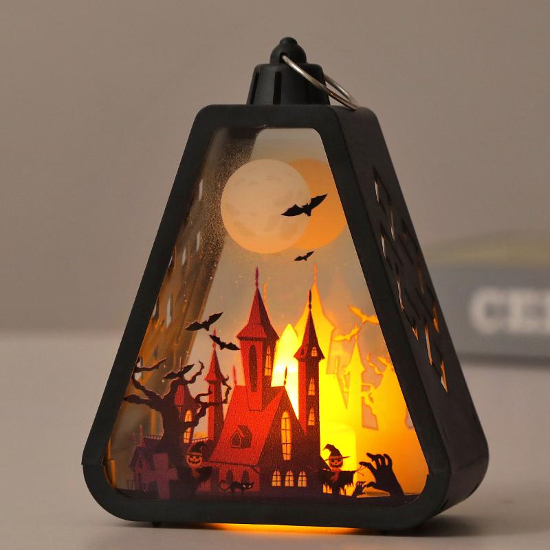 1Pc Castle Pumpkin Ghost Lantern Halloween Style Ornament Souvenir Light Decoration Gift Surprise Night Light Battery Powered
1Pc Castle Pumpkin Ghost Lantern Halloween Style Ornament Souvenir Light Decoration Gift Surprise Night Light Battery Powered