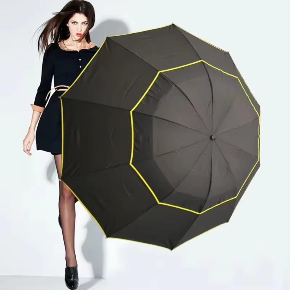 Strong Frame Double Strong Umbrella Rain Protection Non-automatic Umbrella Travel чорний
Strong Frame Double Strong Umbrella Rain Protection Non-automatic Umbrella Travel чорний