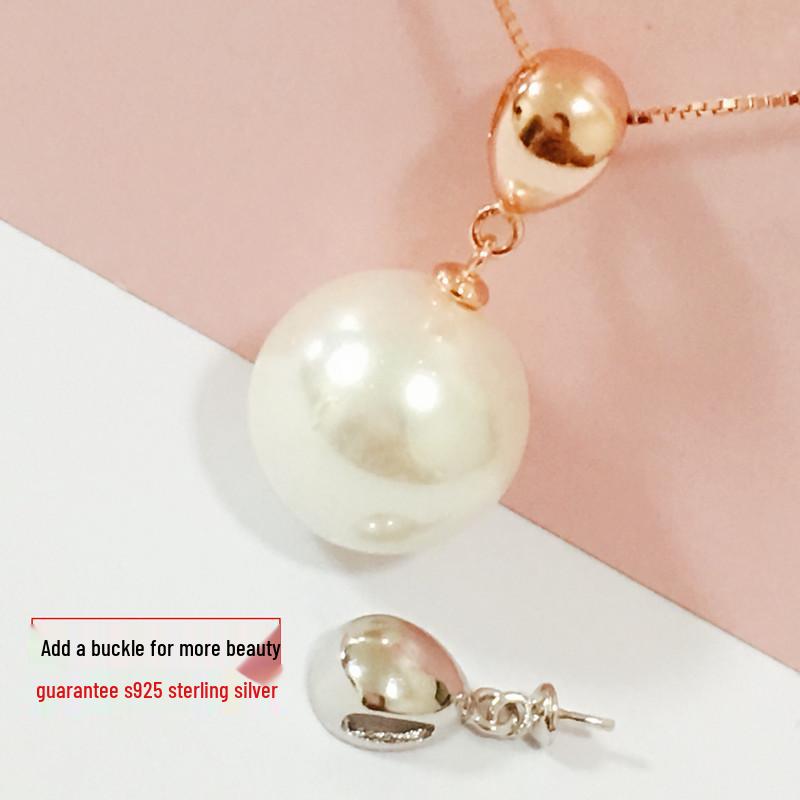 18K Rose Gold & S925 Silver Plated Pearl Pendant Mount with Round Bead Holder платиновый
18K Rose Gold & S925 Silver Plated Pearl Pendant Mount with Round Bead Holder платиновый