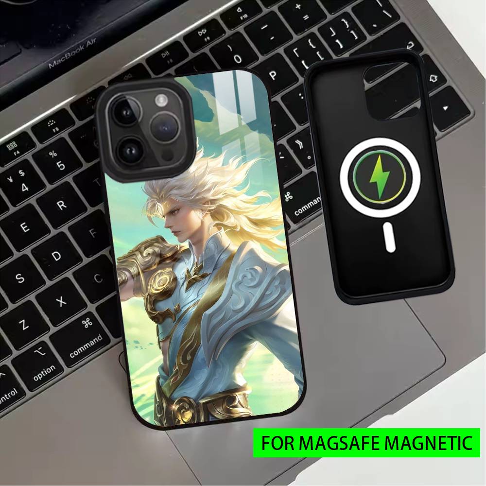 H-Honor of K-Kings Li Bai-es Phone Case For iPhone17,16,15,14,13,12,11 Plus,Pro Magnetic For Magsafe Wireless Charging iPhone16
H-Honor of K-Kings Li Bai-es Phone Case For iPhone17,16,15,14,13,12,11 Plus,Pro Magnetic For Magsafe Wireless Charging iPhone16