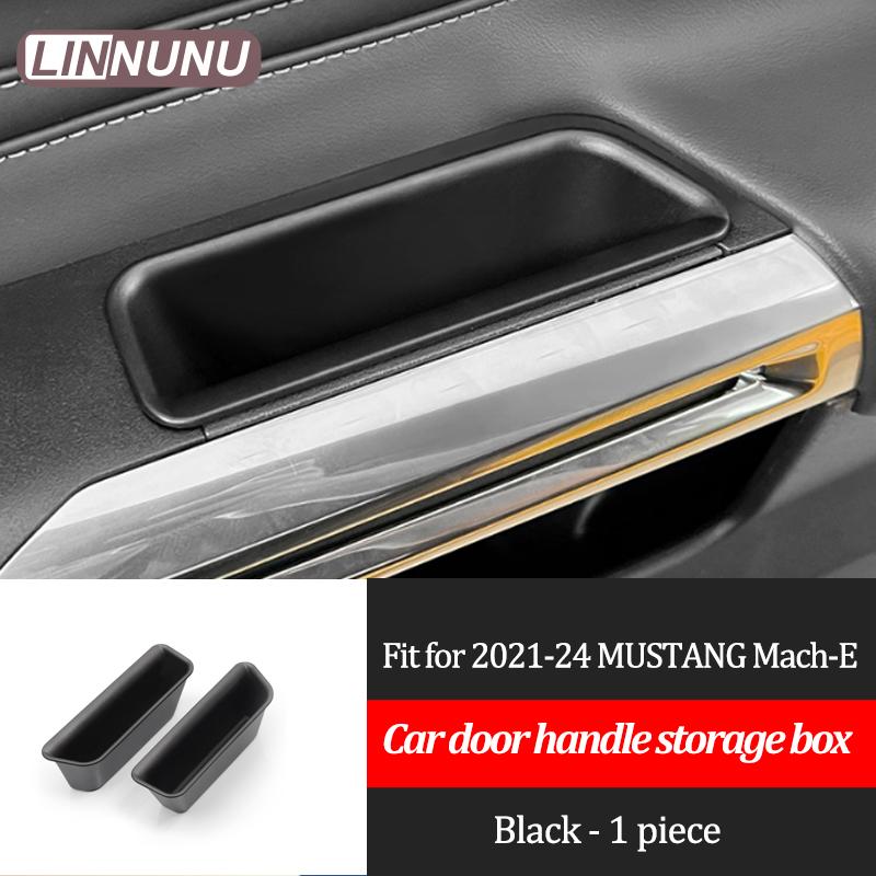 Linnunu Fit for -22Mustang Mach-E Accesorios Para Auto Car Door Pull Storage Box Door Handle Storage Box Car Interior Decoration Increase Storage чорний
Linnunu Fit for -22Mustang Mach-E Accesorios Para Auto Car Door Pull Storage Box Door Handle Storage Box Car Interior Decoration Increase Storage чорний