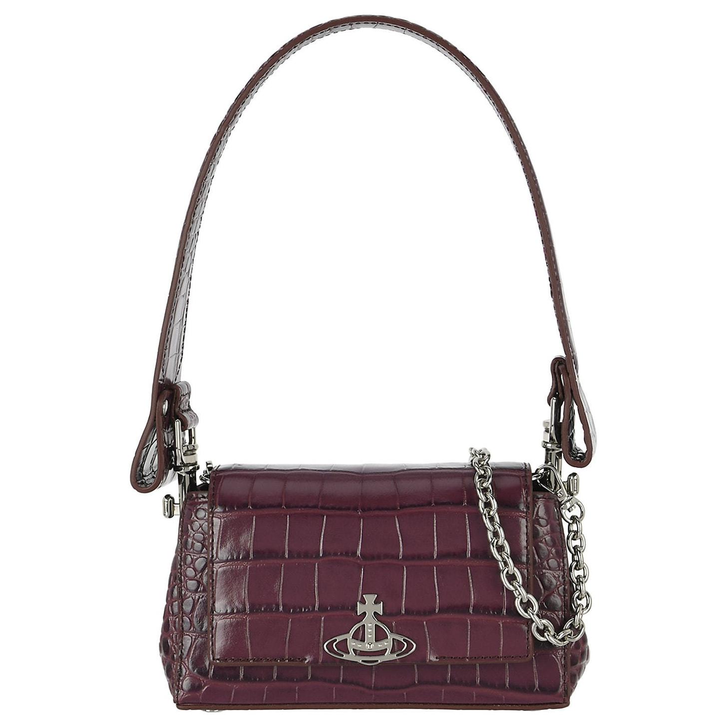 VIVIENNE WESTWOOD Hazel Saturn Logo Crocodile Embossed Leather Shoulder Bag Women Bags Purple 46030001WL0039J403 Shopping Bag Set(Basic Set+Shopping Bag)
VIVIENNE WESTWOOD Hazel Saturn Logo Crocodile Embossed Leather Shoulder Bag Women Bags Purple 46030001WL0039J403 Shopping Bag Set(Basic Set+Shopping Bag)