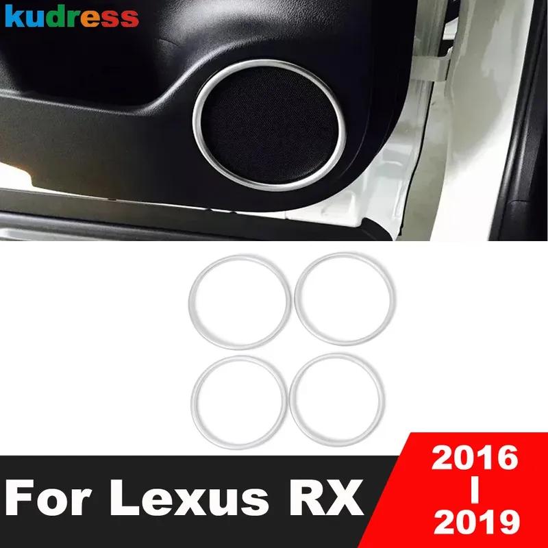Car Inner Door Audio Speaker Cover Trim For Lexus RX 2016 2017 2018 Matte Loudspeaker Ring Frame Trims Interior Accessories
Car Inner Door Audio Speaker Cover Trim For Lexus RX 2016 2017 2018 Matte Loudspeaker Ring Frame Trims Interior Accessories