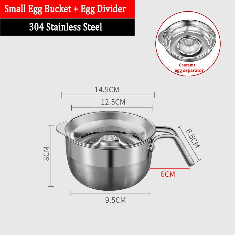 304 Stainless Steel Egg White Separator Auxiliary Baby Food Supplement Egg Yolk Protein Filter Bowl Household Egg Separation Set
304 Stainless Steel Egg White Separator Auxiliary Baby Food Supplement Egg Yolk Protein Filter Bowl Household Egg Separation Set