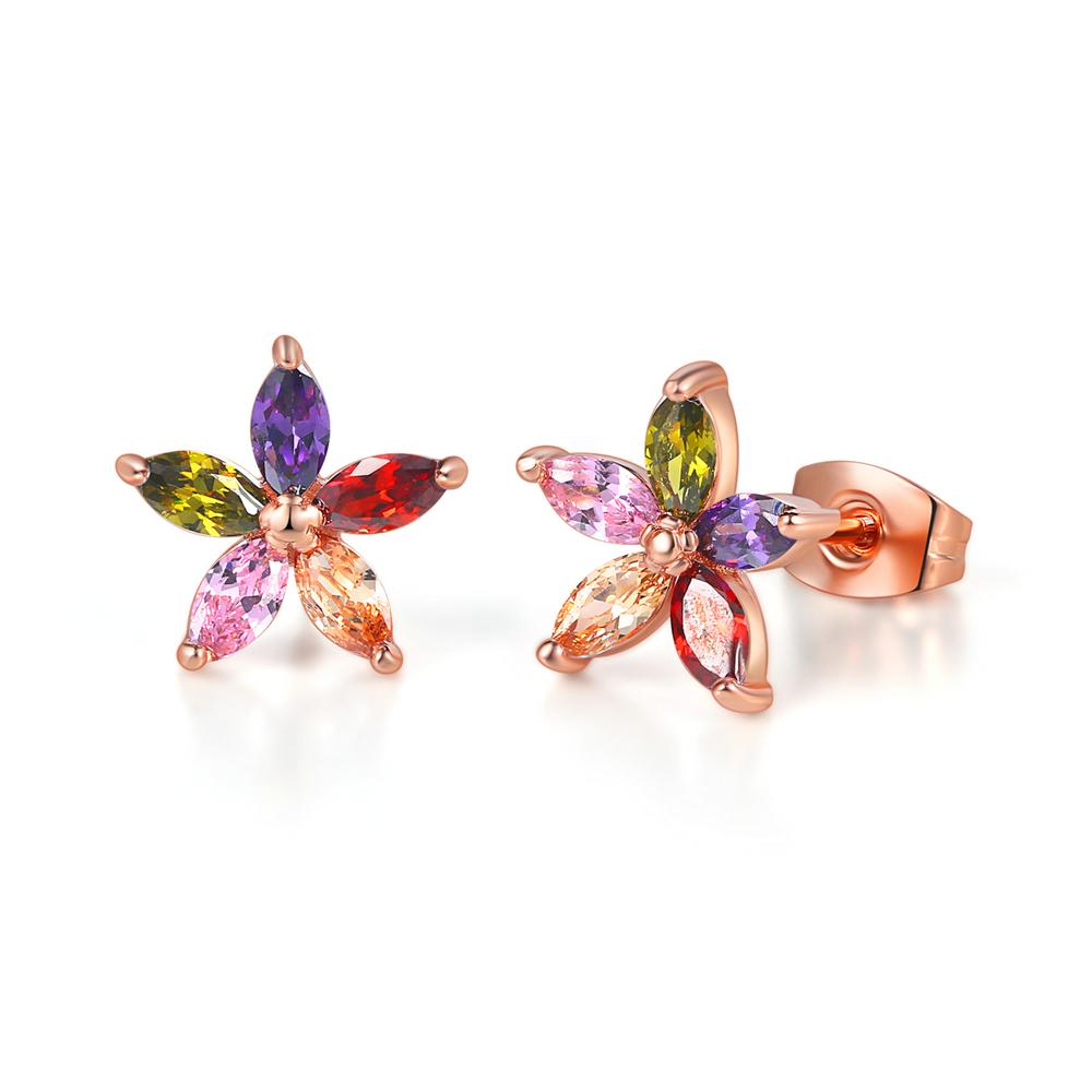 ZHOUYANG Multicolour Wintersweet Rose Gold Color Stud Earrings For Women Rainbow Genuine Austrian Crystal Korean Jewerly E007
ZHOUYANG Multicolour Wintersweet Rose Gold Color Stud Earrings For Women Rainbow Genuine Austrian Crystal Korean Jewerly E007