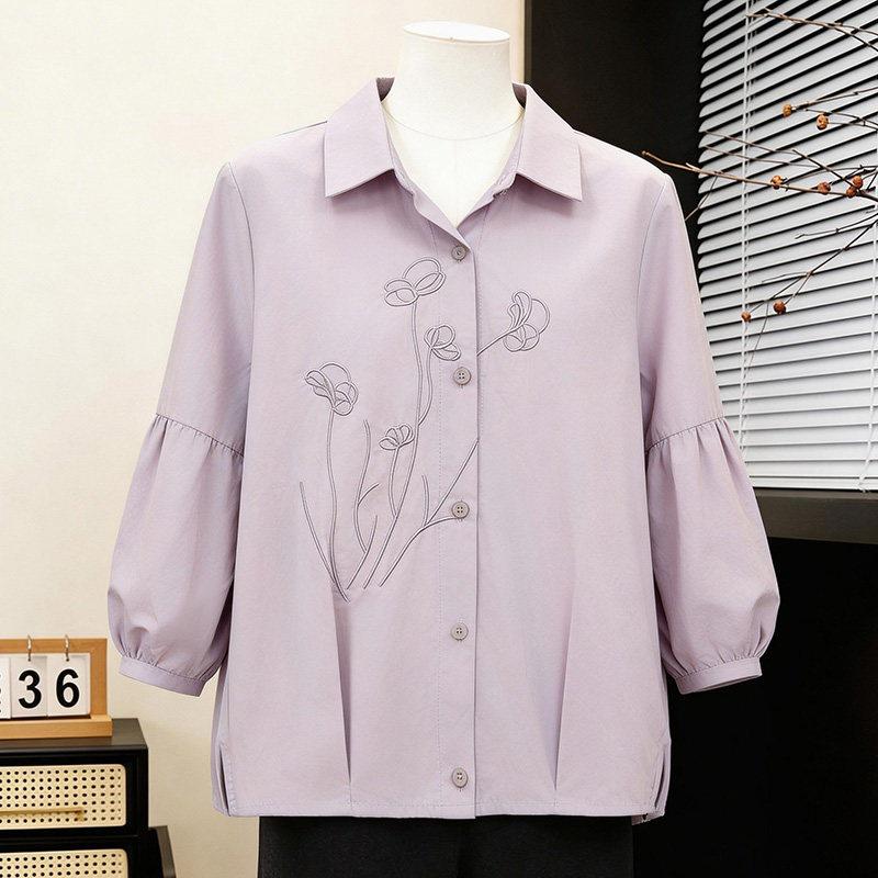 Korean Style Loose Seven-Sleeve Spring Top for Middle-Aged Women XL (125-140 jin) фиолетовый
Korean Style Loose Seven-Sleeve Spring Top for Middle-Aged Women XL (125-140 jin) фиолетовый