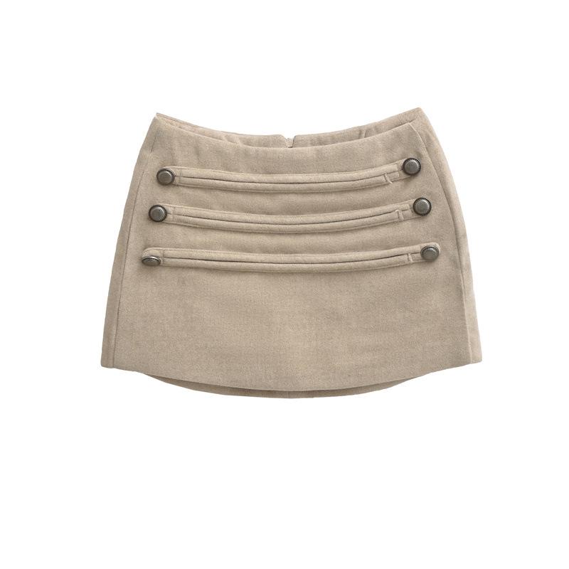 Korean Style High Waist Woolen A-Line Mini Skirt - Women s Autumn/Winter Slim Fit Small абрикосовий
Korean Style High Waist Woolen A-Line Mini Skirt - Women s Autumn/Winter Slim Fit Small абрикосовий