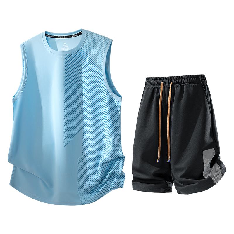 Men s Summer Casual Running Speed Dry Ice Silk Sports Set Men s Two Piece Set XXXXXL
Men s Summer Casual Running Speed Dry Ice Silk Sports Set Men s Two Piece Set XXXXXL