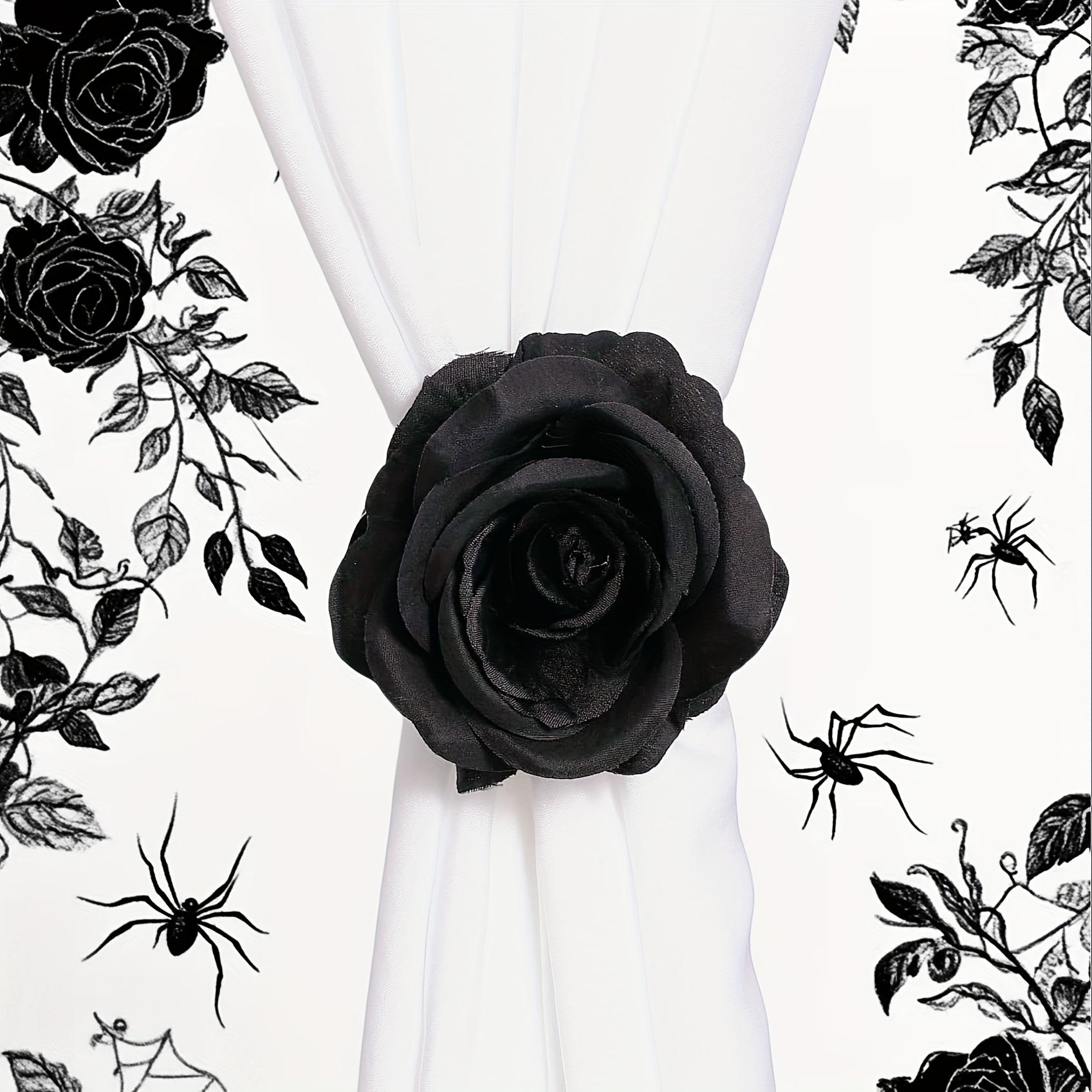 Black Rose Red Rose Curtain Clip Party Decoration Gauze Curtain Clip Suitable for Living Room Bedroom Curtain Decoration
Black Rose Red Rose Curtain Clip Party Decoration Gauze Curtain Clip Suitable for Living Room Bedroom Curtain Decoration